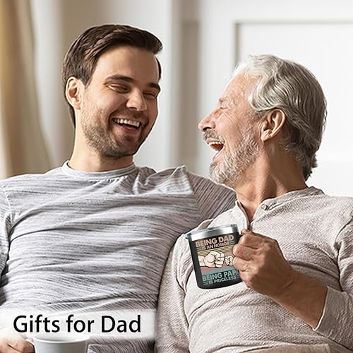 Miniatura 8 de Pawfect House Taza de café aislada de 14 onzas con tapa, regalos de cumpleaños para papá de parte de hija, hijo, niños, regalos de cumpleaños para