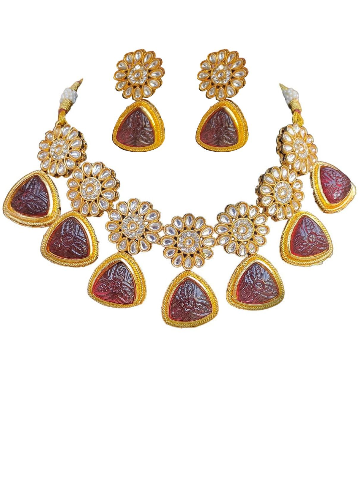 See full amazon price history chart for Kundan & Ruby Gold Plated Jewellery Set | Latest Fashion Jewellery Necklace for Women Kundan & Ruby Gold Plated Jewellery Set | Latest Fashion Jewellery Necklace for Women (B0C74MD2FP) Amazon Price History, Amazon Price Tracker