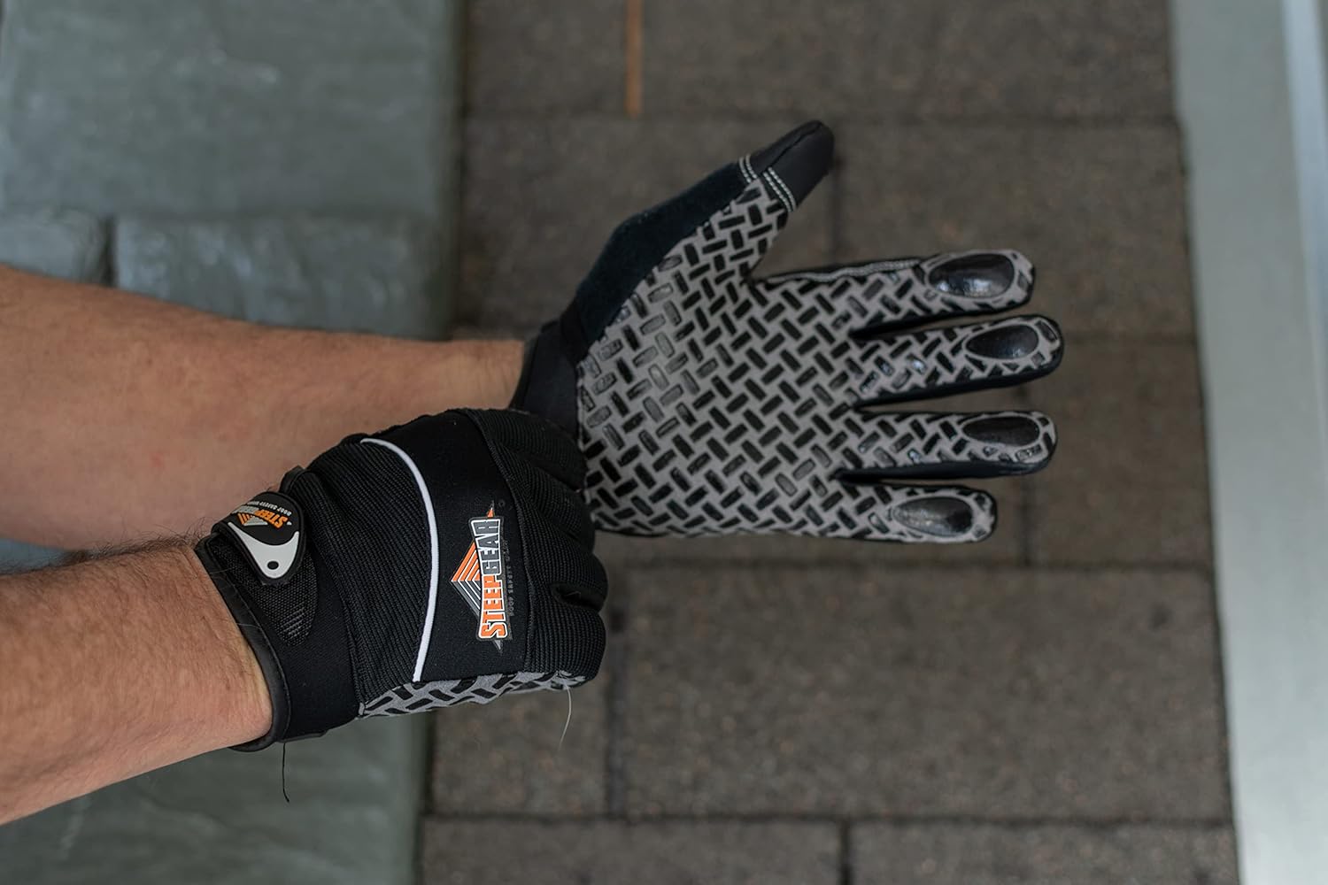 SteepGear Safety Gloves, size Large - Free Finger