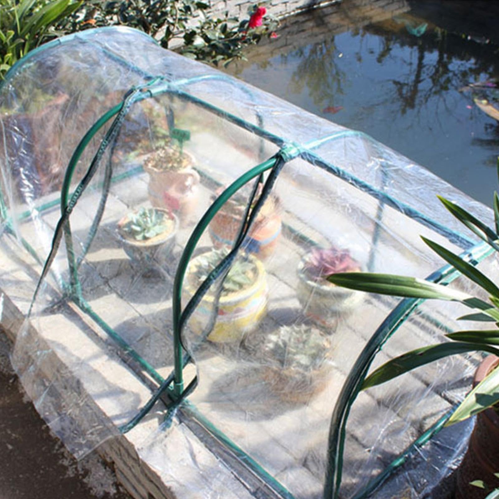 Mini Serra per Piante Casa da giardinaggio portatile per piante da | Camera calda impermeabile per piante da giardinaggio per tende da neve per freddo