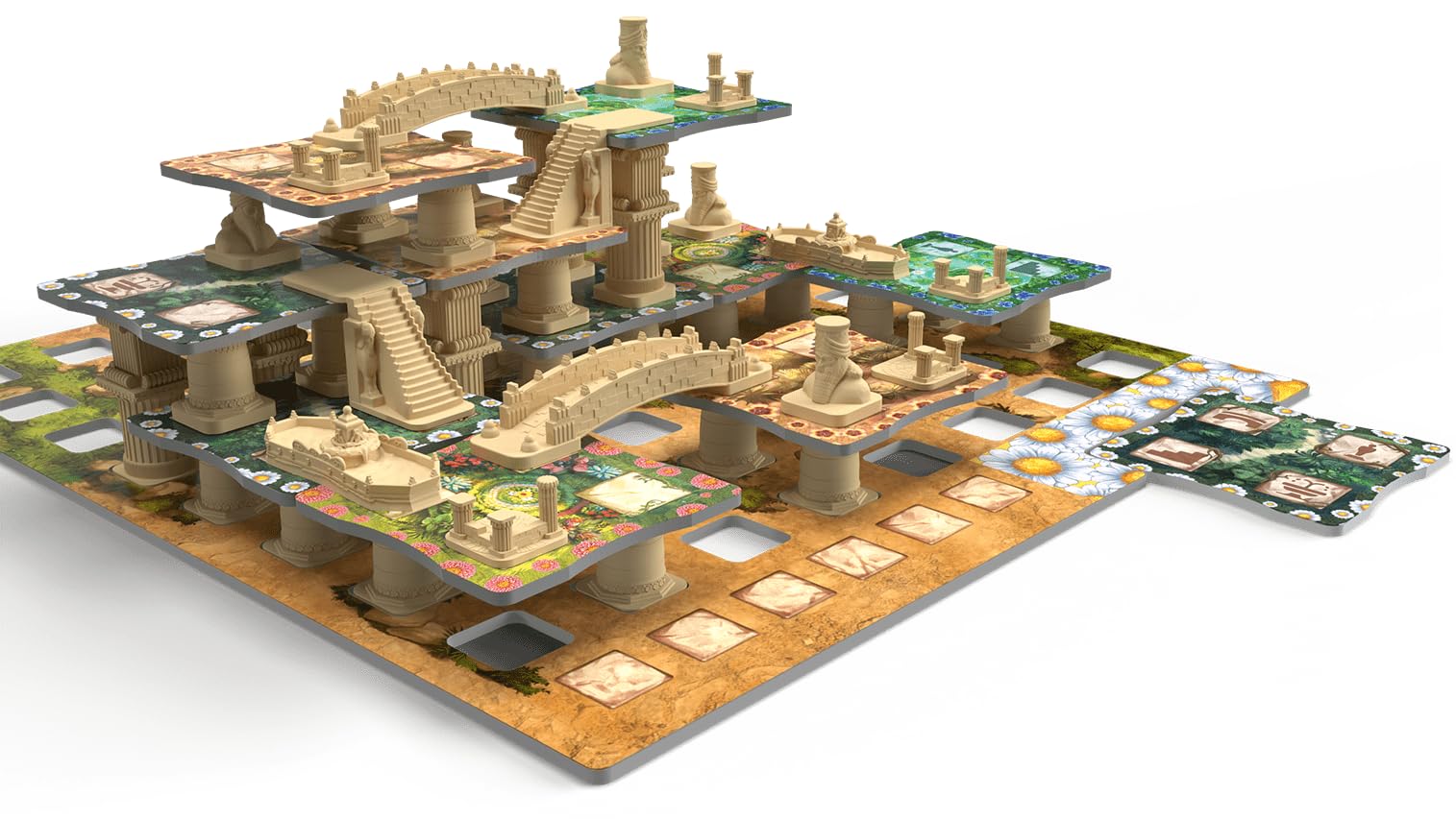Synapses Games | Babylon | Family Strategy Board Game | 3D Tile Placement | 2 to 4 Players | 60 Minutes | Ages 8+ - Image 4
