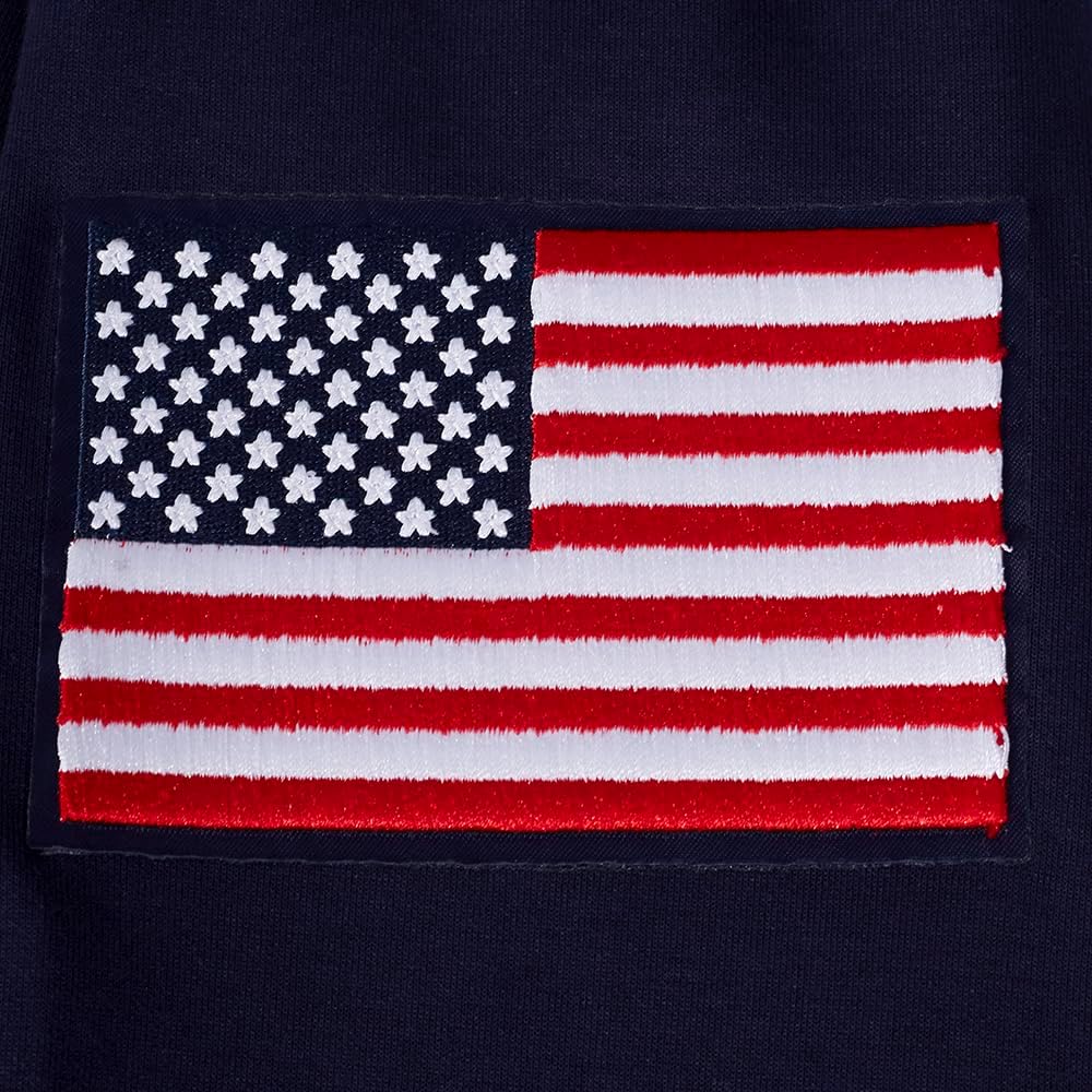 Pro Standard Men's Ussf USWNT Soccer Classic Chenille Standard Double Knit Pullover Hoodie - Image 7