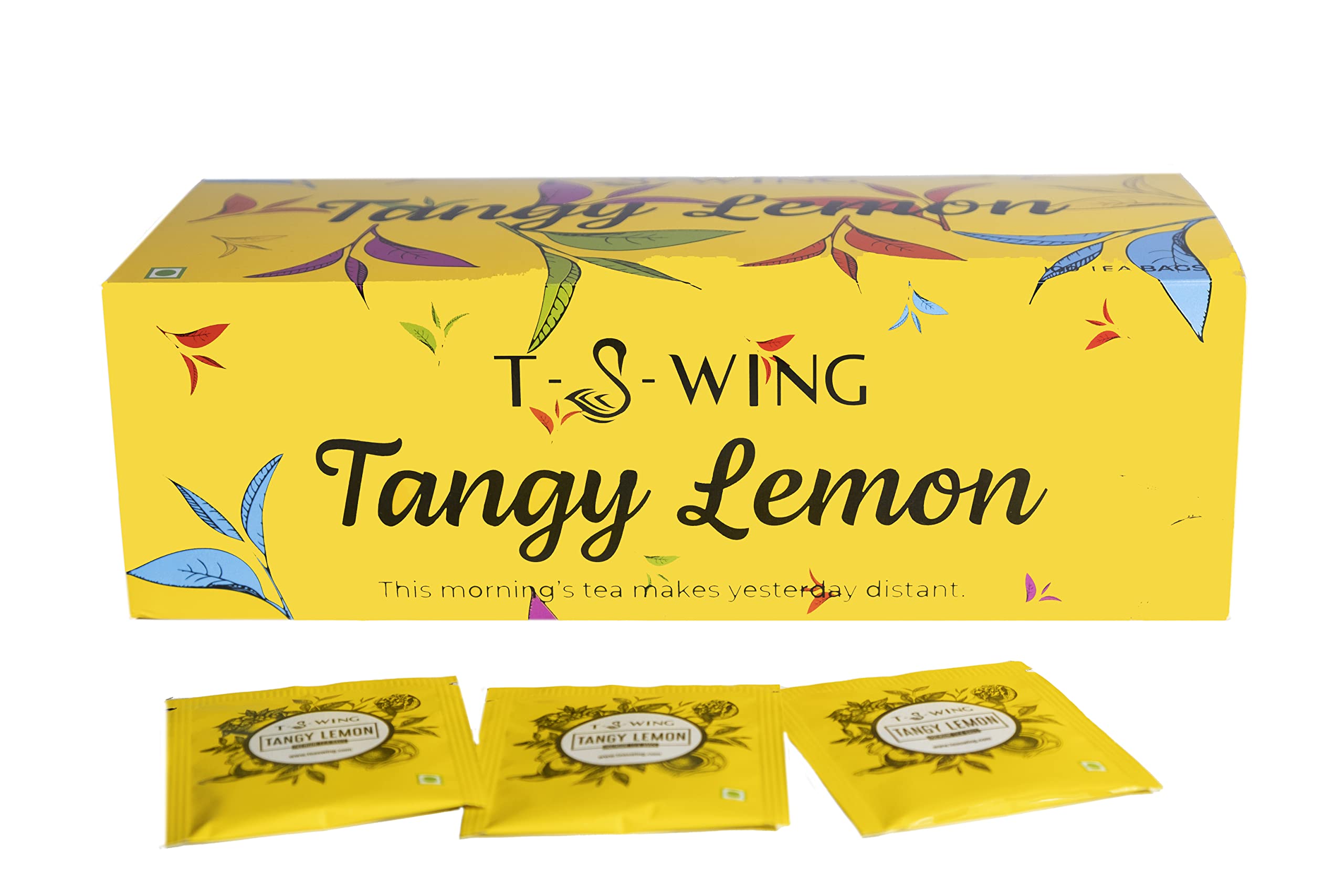 T-S-WING Tangy Lemon Tea - A Unique Blend of Black Tea | 100 Tea Bags | Boosts Digestive, Immune System (B091SNJGM7) Amazon Price History, Amazon Price Tracker