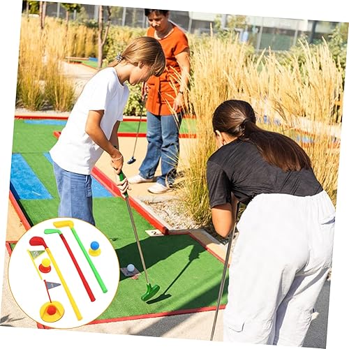 Miniatura 4 de SUPVOX Conjunto de juguetes de golf para niño y niña, palos de golf con pelotas para interior para desarrollo deportivo y vinculación