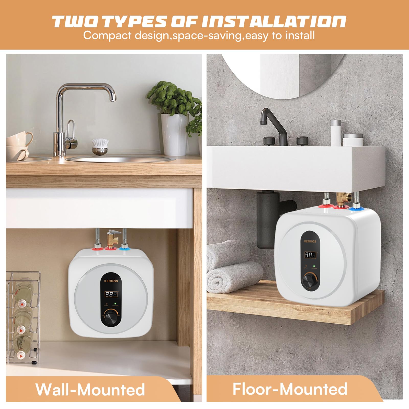 Gallon Water Heater Gallons Under Sink Hot Water Heater