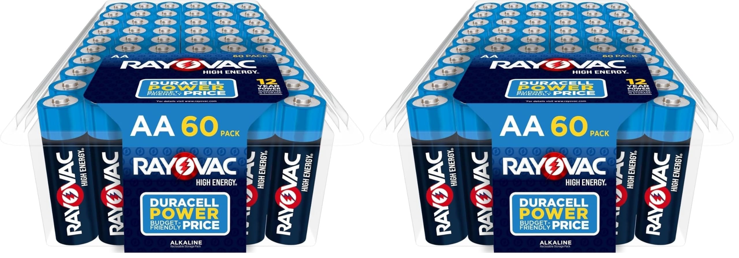 AA Batteries by Rayovac – AA (Pack of 2), Multicolor, Pack of 2, Model 815-60PPK