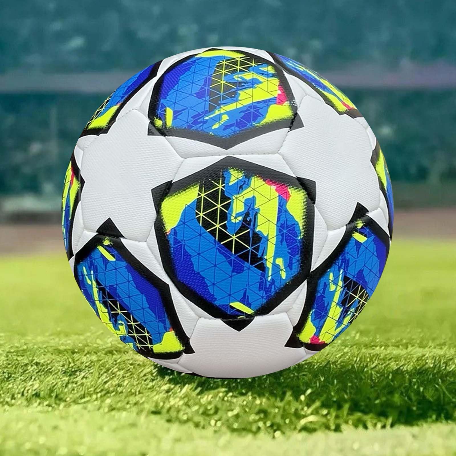 2024 League Football, League Ball 2024, Fußball Champions, Fußball Fanartikel Fußballliebhaber Geburtstagsgeschenk Regulär Nr. 5 Ball, Kinder Leichter Trainingsfußball für Jungen/Mädchen
