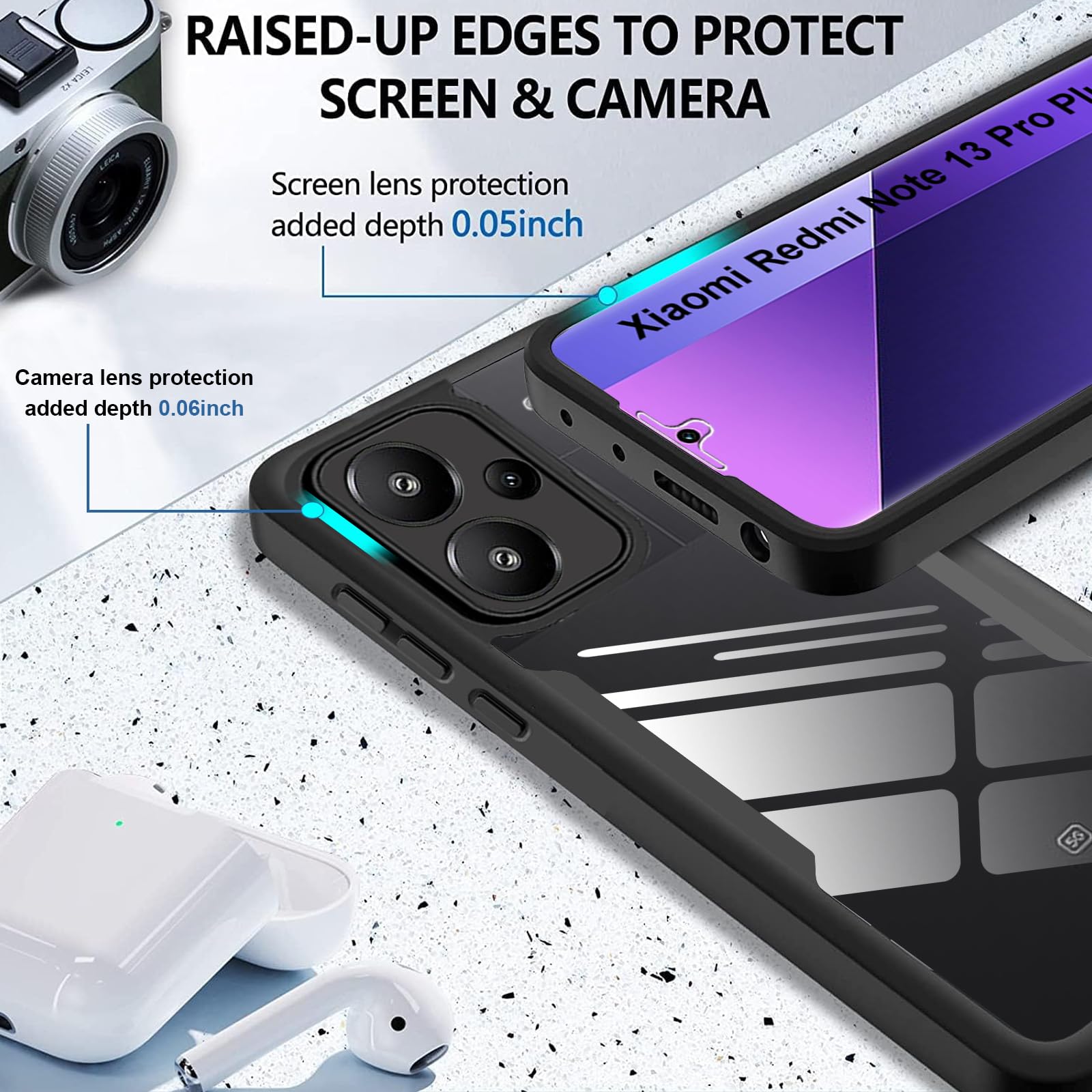 Custodia In Silicone Morbido Per Xiaomi 13 Pro 5G – Protettiva, Antigraffio E Antiurto – Colore Blu