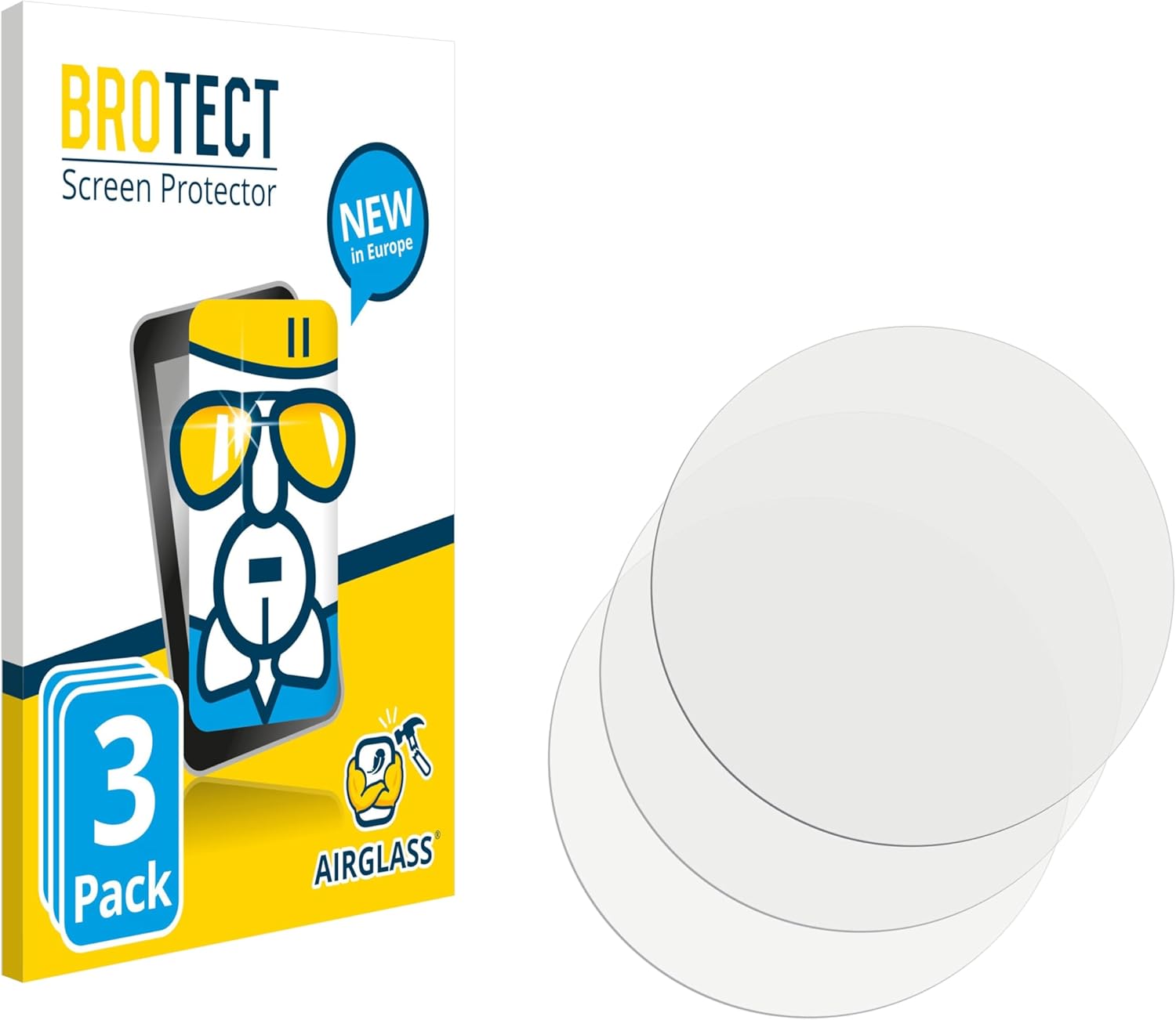 brotect Glass Screen Protector Film Compatible with Casio Collection MQ-24 (3 Pack) - Glass-Foil 9H Protection [Scratch Resistant, High Clarity]