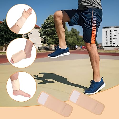 Miniatura 5 de Paquete de 2 piezas de aceite de ricino, paquete de pies de aceite de ricino reutilizable, almohadillas de compresión de aceite de ricino a prueba