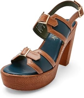 CATWALK by TIGI Women's Block Heel backstrap Sandal