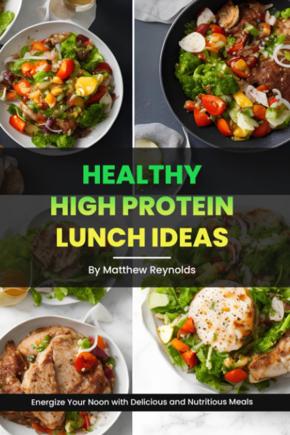 Healthy High protein Lunch Ideas: Easy, simple & delicious recipe cookbook to energize your noon with delicious and nutritious meals