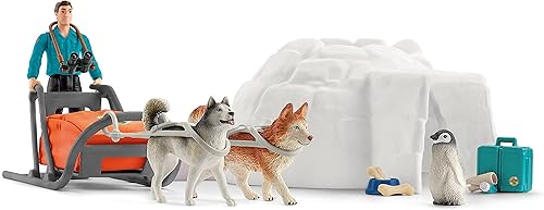 Miniatura 5 de Schleich Wild Life - Juego de animales salvajes para niños y niñas a partir de 3 años, expedición antártica con animales árticos