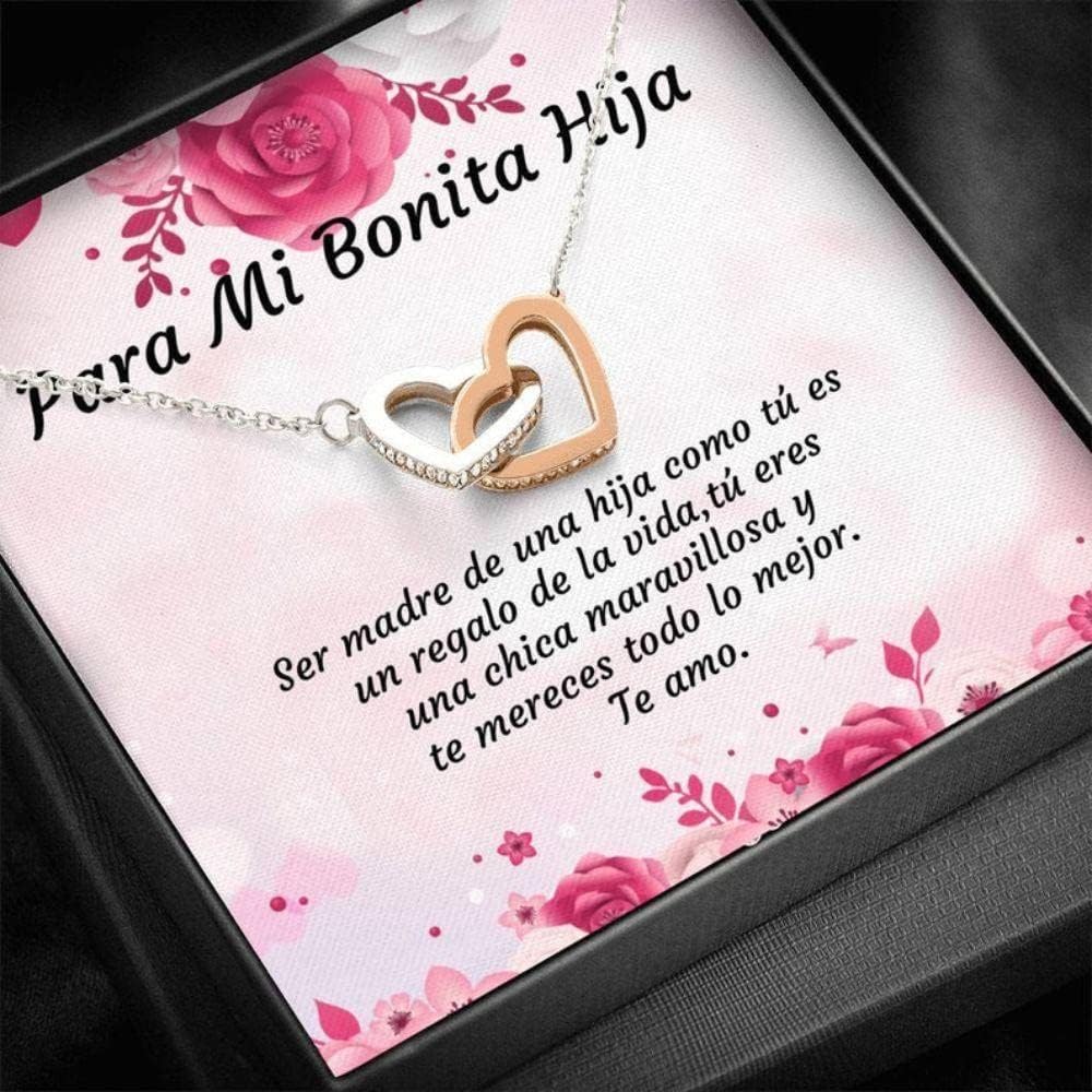 Collar para hija regalo para hija latina regalo para Hija Hija De Tu Madre - Ideas de regalo Hija - Collar español para hija CLH1210022