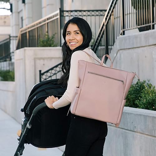 Vista 5 de Freshly Picked Mochila minimalista para pañales, Cardo, Mochila