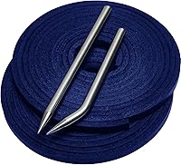 Vista 21 de Softball Baseball Glove Lace, Mitt Lace Repair Kit Includes 2 Leather Laces and Lacing Needle for Catcher's Glove