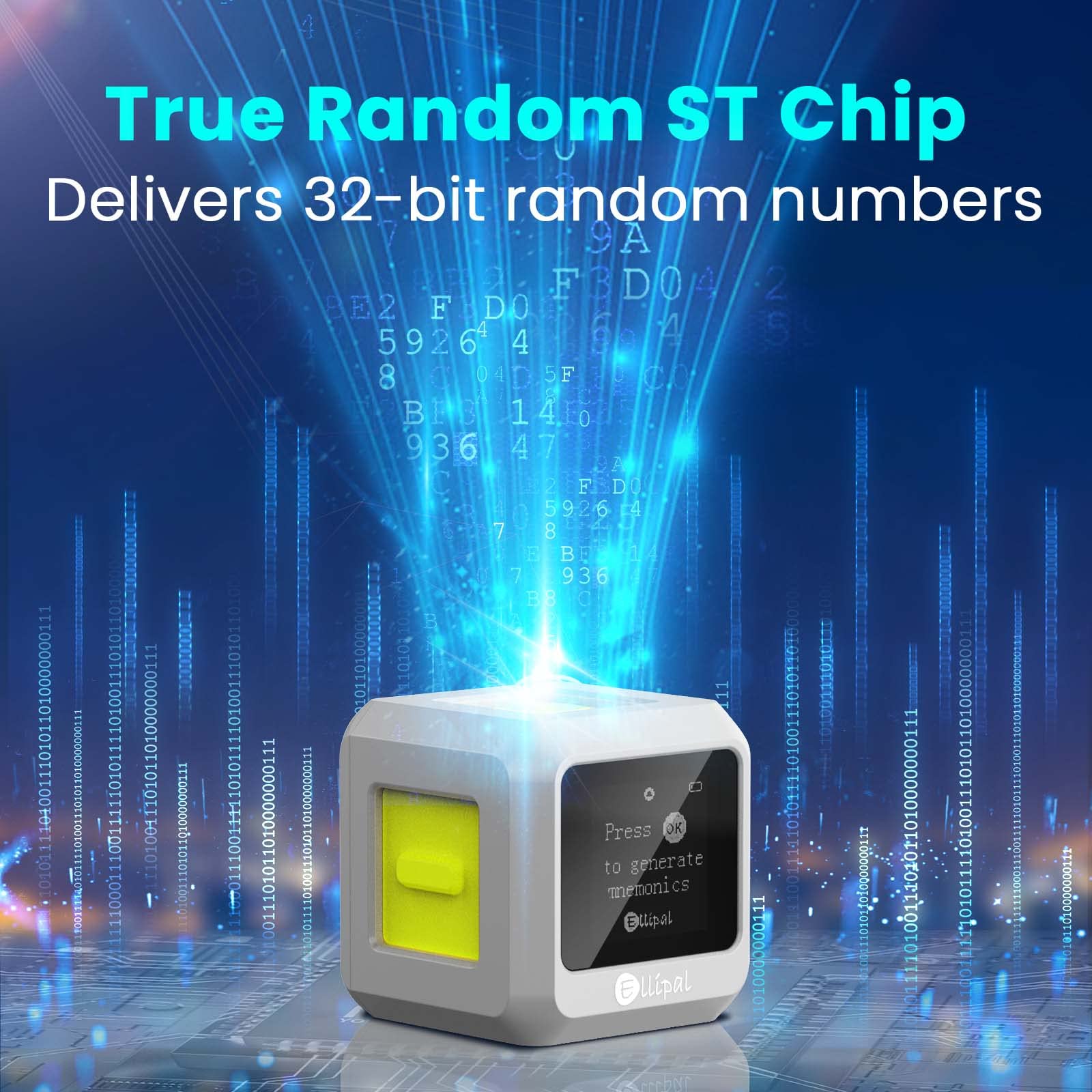 ELLIPAL Joy Mnemonic Phrase Generator - Offline Hardware Random Generator  for Cryptocurrency Wallet w/ Security, 32-bit Random Numbers, Open Source,  Compatible w/ BIP39 Hot & Hardware Wallet : Amazon.sg: Electronics