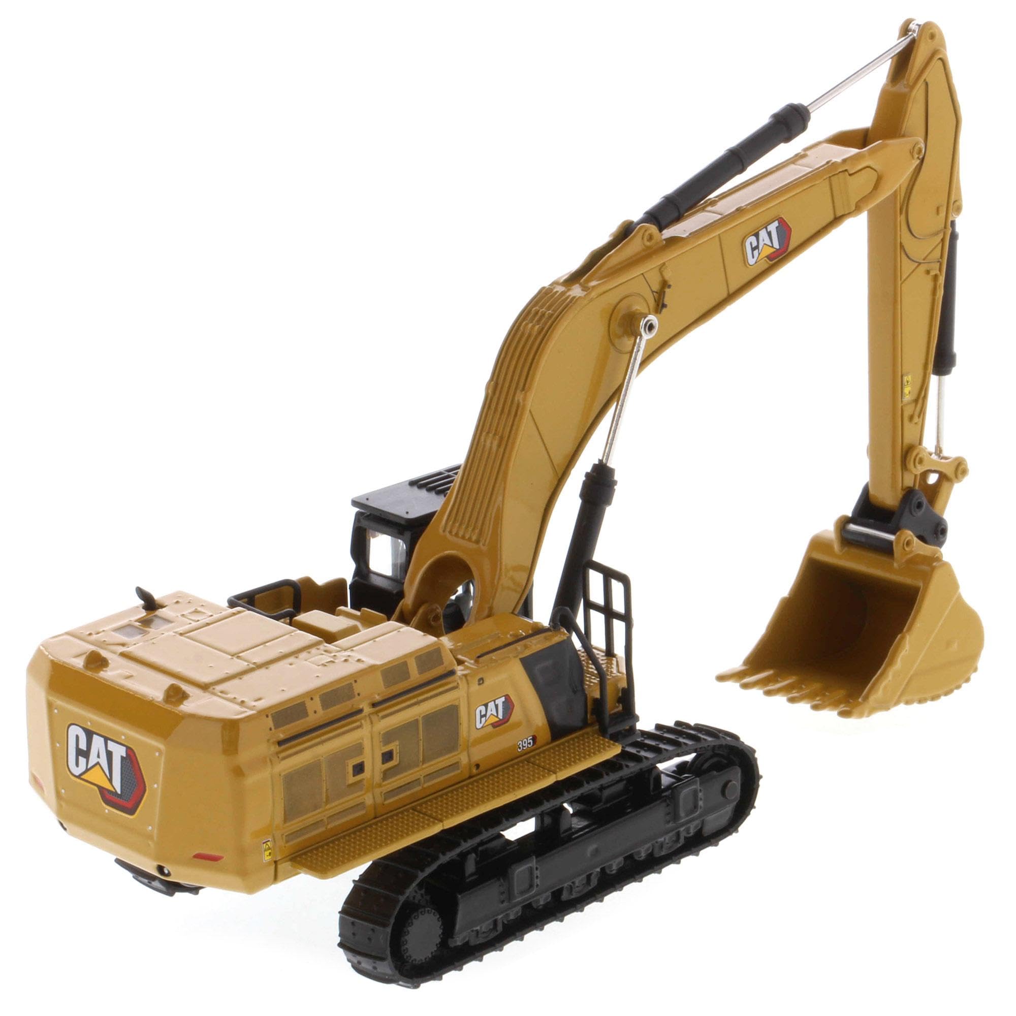 Diecast Masters 85688 - Escavatore Caterpillar con Attrezzi supplementari Cat 395 GP, Scala 1:87, Circa 5,1 x 7,6 x 16,2 cm, a Partire da 14 Anni