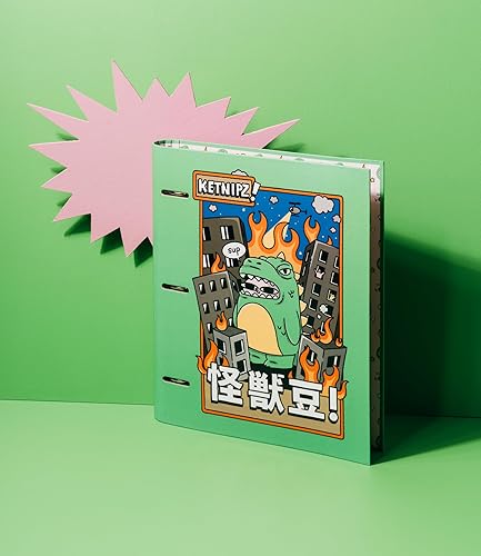 Miniatura 7 de Pusheen - Carpeta oficial de 3 anillas, carpeta de archivos de 12.6 x 10.6 pulgadas, carpeta de anillos de tapa dura duradera, organizador para