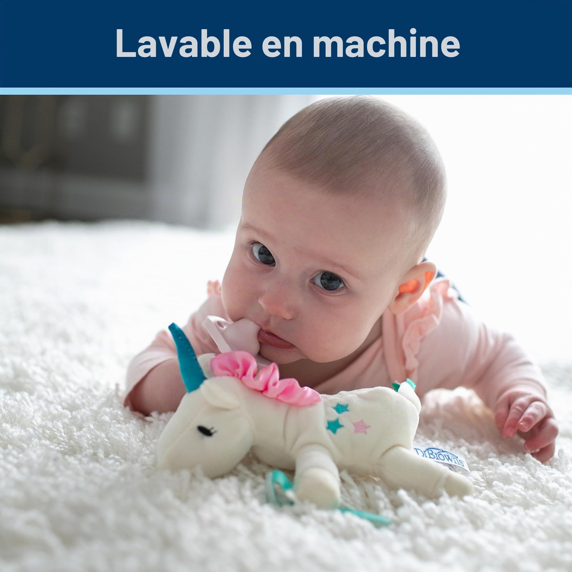 Dr. Brown's Natural Flow® Anti-Colic Options+™ Narrow Biberon pour bébé 250 ml + coffret cadeau avec à débit lent de niveau 1