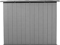 Vista 4 de LIFETIME Cobertizo de almacenamiento moderno para exteriores de 8 x 5 pies