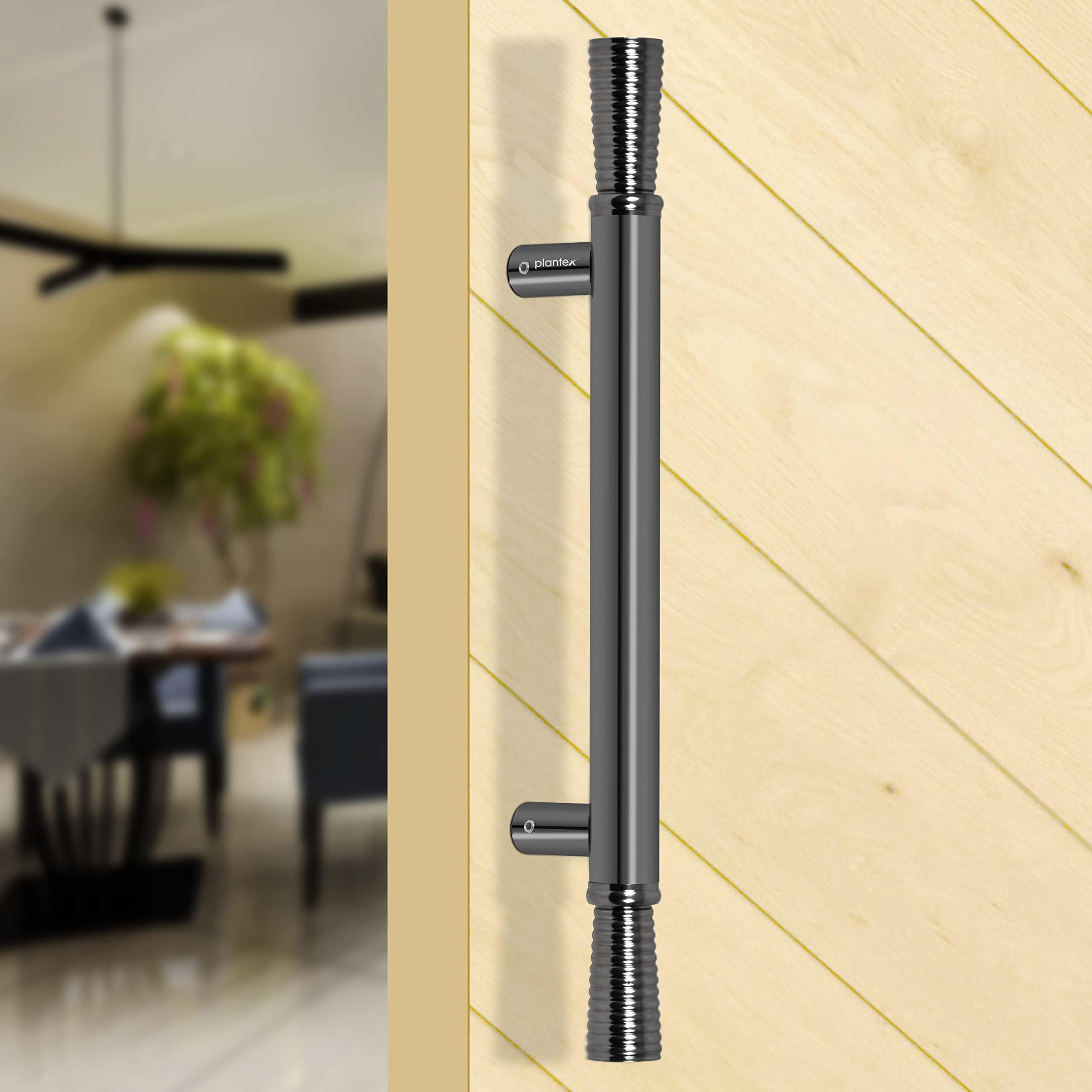 Plantex 14 Inch Main Door Handle/Door Pull Push Handle - Pack of 1 (122 - Gray Glossy)