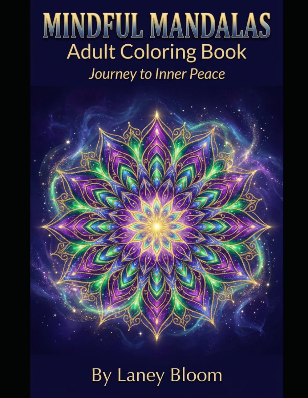 Mindful Mandalas Adult Coloring Book: Journey to Inner Peace