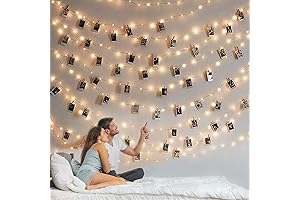 33Ft 100LED Photo Clip String Light: Create a Picture-Perfect Ambiance