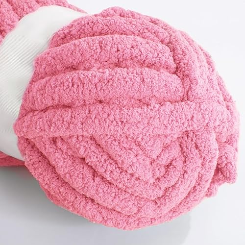 Vista 134 de HOMBYS Hilo de felpilla grueso y voluminoso para tejer a mano, hilo grueso y esponjoso para tejer a mano, hilo de felpa suave, paquete de 8