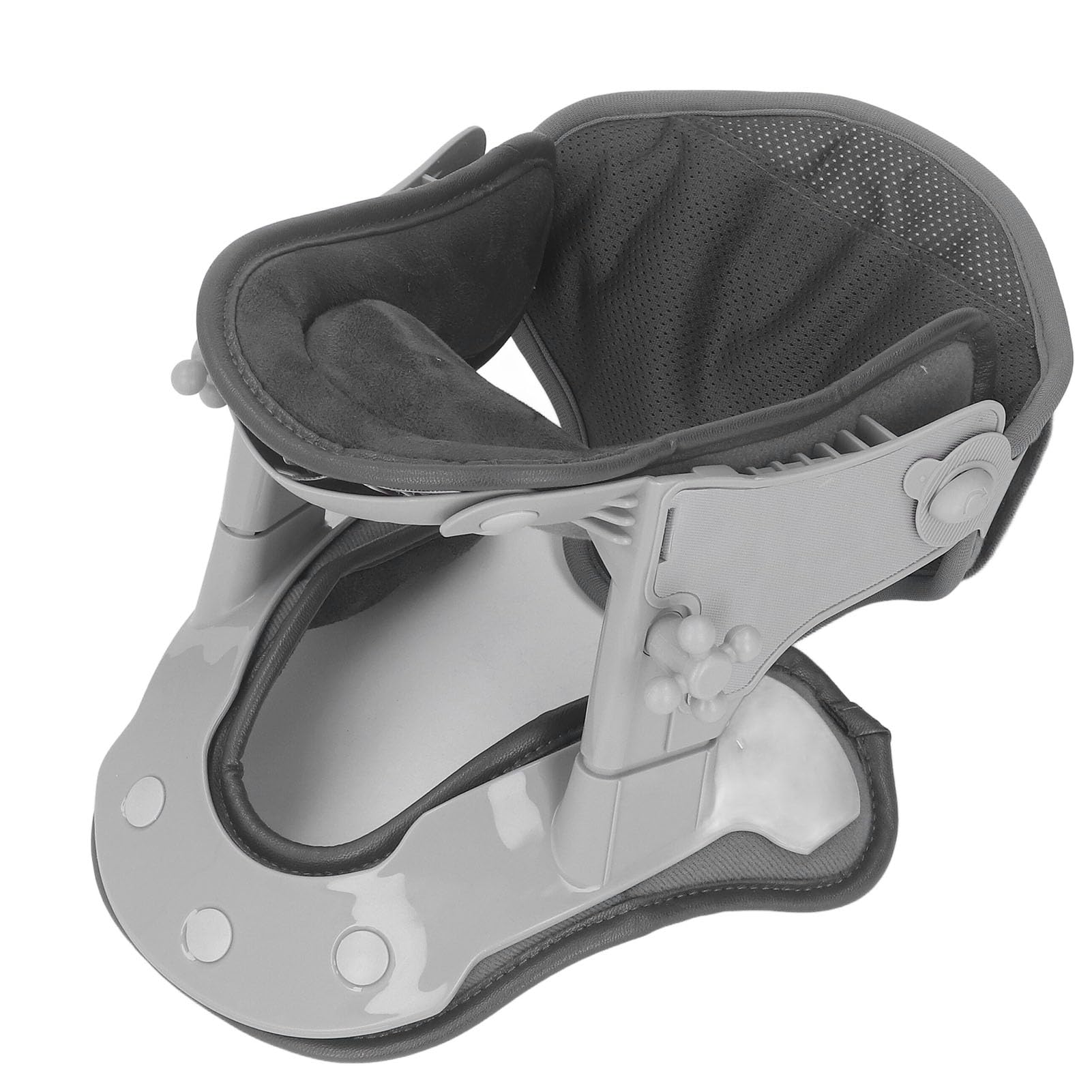Dispositivo de Tracción Cervical, Estirador de Cuello Ajustable con | Construcción de PP, 60% Más Tracción, Ajuste Ergonómico y Alivio Cervical