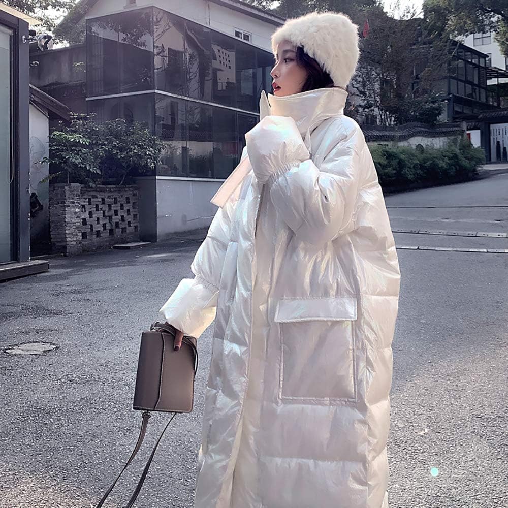 korean long down jacket