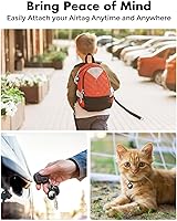 Vista 9 de UNBREAKcable Soporte para Apple AirTag [Diseño de Ajuste Perfecto] [Fácil de Instalar] [Sujeta el Air Tag de Forma Segura] Funda Impermeable de TPU