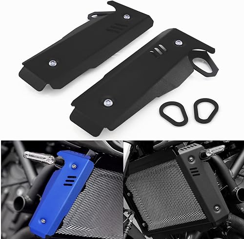 Heinmo Para MT-07 MT07 FZ 07 2018-2022 Cubierta lateral de la parrilla del radiador de la motocicleta Protector Protector Radiador Refrigerante de