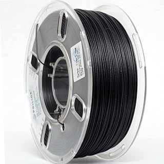 PRILINE Superhard Carbon Fiber Polycarbonate 1KG 1.75 3D Printer Filament, Dimensional Accuracy +/- 0.03 mm, 1kg Spool,Black