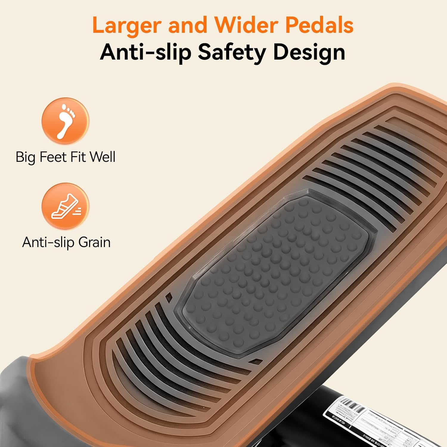 Steppers for Exercise at Home, Mini Stepper with Resistance Bands for Full Body Workout, Portable Stair Stepper for Home, Smooth and Quiet, Stepper Machine with LCD Monitor