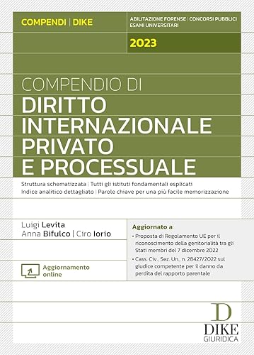Compendio di diritto internazionale privato e processuale 2023