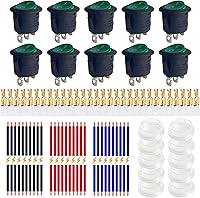 Vista 19 de Ampper - Interruptores basculantes redondos impermeables de 12 V y 20 A, CC de 3 pines, 0.787 in, iluminados en apagado, con cables y terminales Rojo