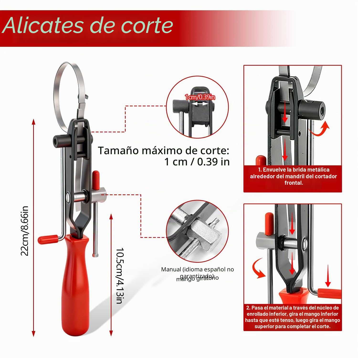 Juego de 4 Alicates Abrazaderas Coche Profesional con Alicate circlips Alicate Corte Alicates Tubos Acero Carbono Alta Resistencia para Abrazaderas Metalicas para Tubos Ferramentas Mecanica Auto