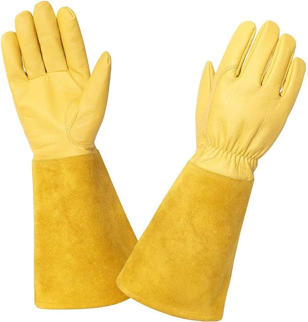 KIM YUAN Gardening Gloves- Acdyion Rose Pruning Thorn 1 Pair