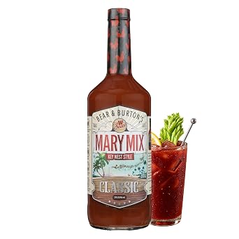Bear & Burton's Key West Style Mary Mix - Bloody Mary Mix - 32 Oz.