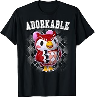 Nintendo Animal Crossing Celeste Adorkable Graphic T-Shirt T-Shirt