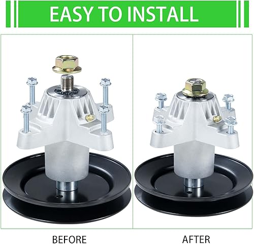 Miniatura 6 de El conjunto de husillo 918-0624B reemplaza el conjunto de husillo 918-0624, husillo MTD 618-0624, 9180624B, 618 0624, 918-0624A, 618-0659 para CUB