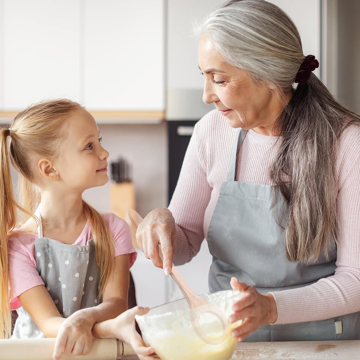12 Inch Wooden Danish Dough Whisk, Sourdough Mixer for Bread, Egg, and Flour, Traditional Baking Tool for Pizza Pastry Cake Batter - Image 7