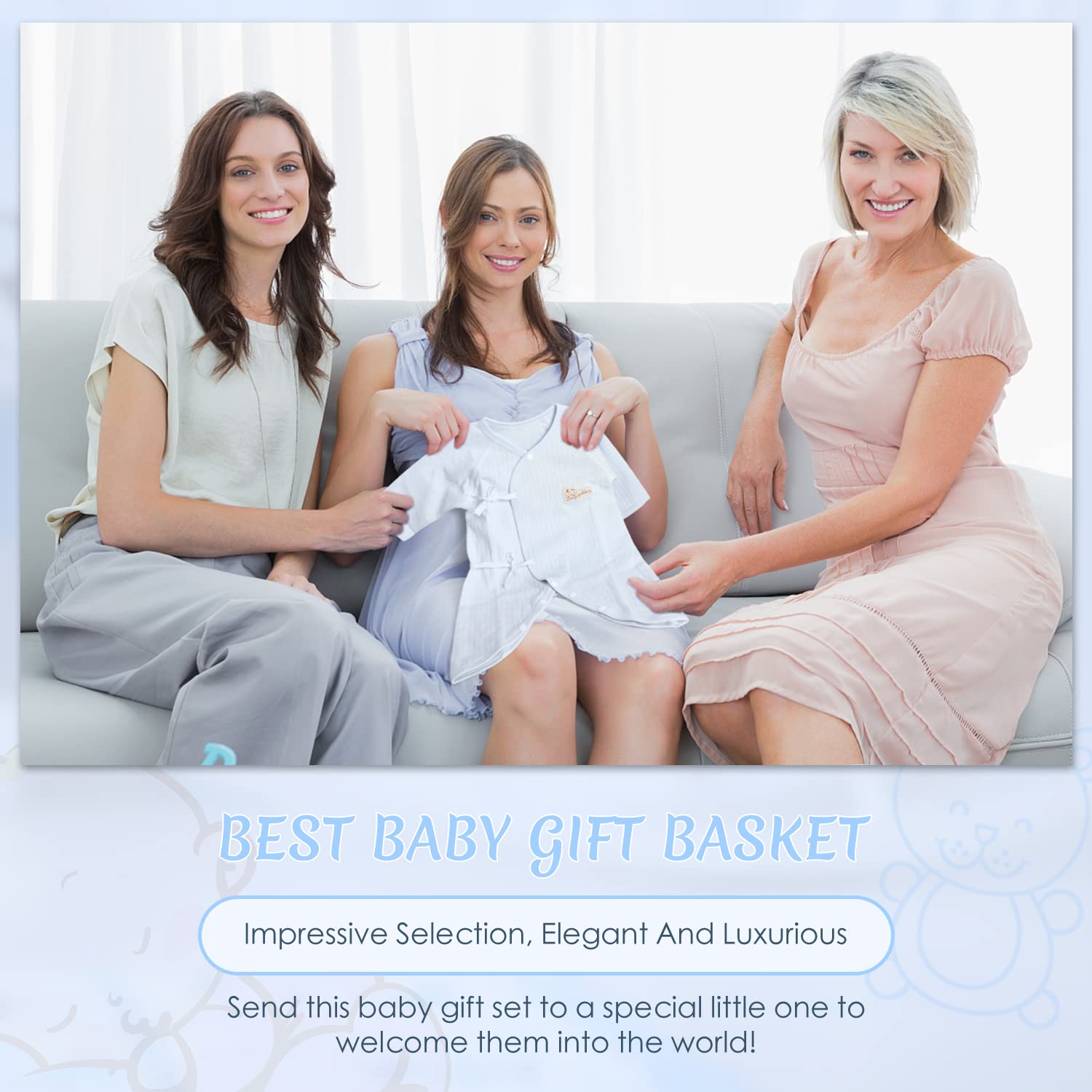 iAOVUEBY Regali per baby shower, set regalo per bambini