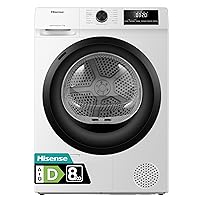 Hisense DHQE800BW2 Asciugatrice A Pompa Di Calore, 8 Kg