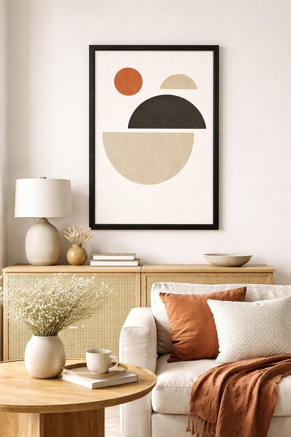 Craig Frames 24x36 Poster Frame, Black Modern Slim Wood Frame for Wall Decor