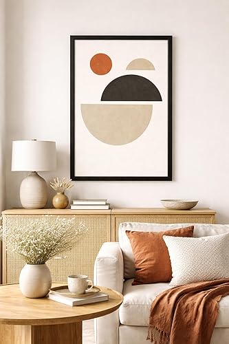 Miniatura 2 de Craig Frames Marco para póster de 24 x 36 pulgadas, Negro, Serie Economy, moldura de madera maciza de 0.825 pulgadas de ancho, plexiglás y respaldo