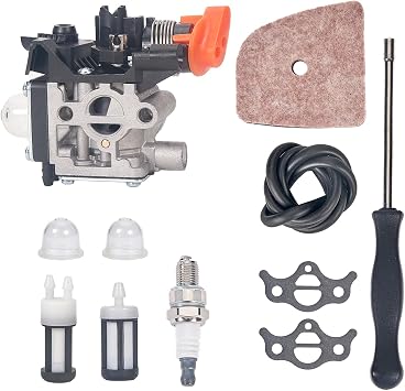 4149-120-0602 FS94 Carburetor Carb for STIHL FS94R FS94 HL94 HL92 HL91 FS94RCEZ FS94Z HL91KCE HL91KZ HL92CE HL92KCE Trimmer Brushcutter with Air Filter Kit 4149-120-0602