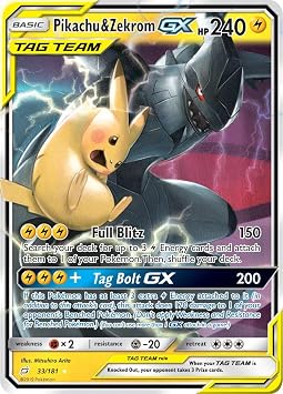 Pikachu & Zekrom GX - 33/181 - Ultra Rare