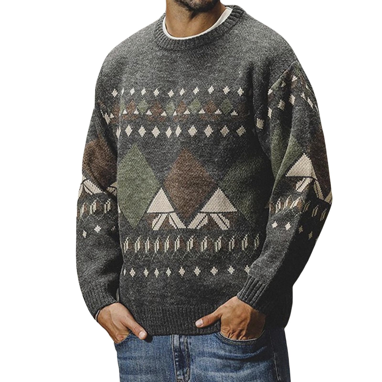 Jersey Hombre CáRdigan Chaqueta De Punto Suéter de Cuello para Hombre Informal de Atractivo diseño de Prendas de Punto Abrigo Elegante y versátil para Uso Diario o reuniones Casuales